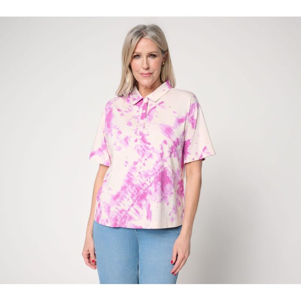 Fashion Women's Top Sz S Make Your Selection: LOGO by Lori Goldstein Pink